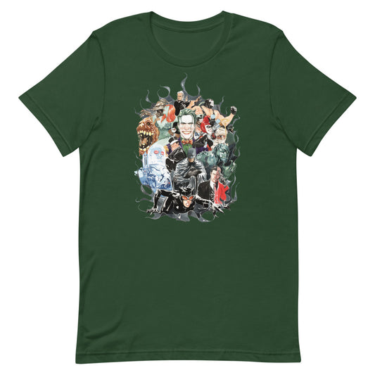 Batman rogues gallery t-shirt - forest