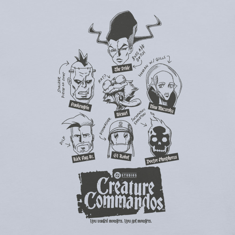 CREATURE COMMANDOS Inside Dope T-shirt