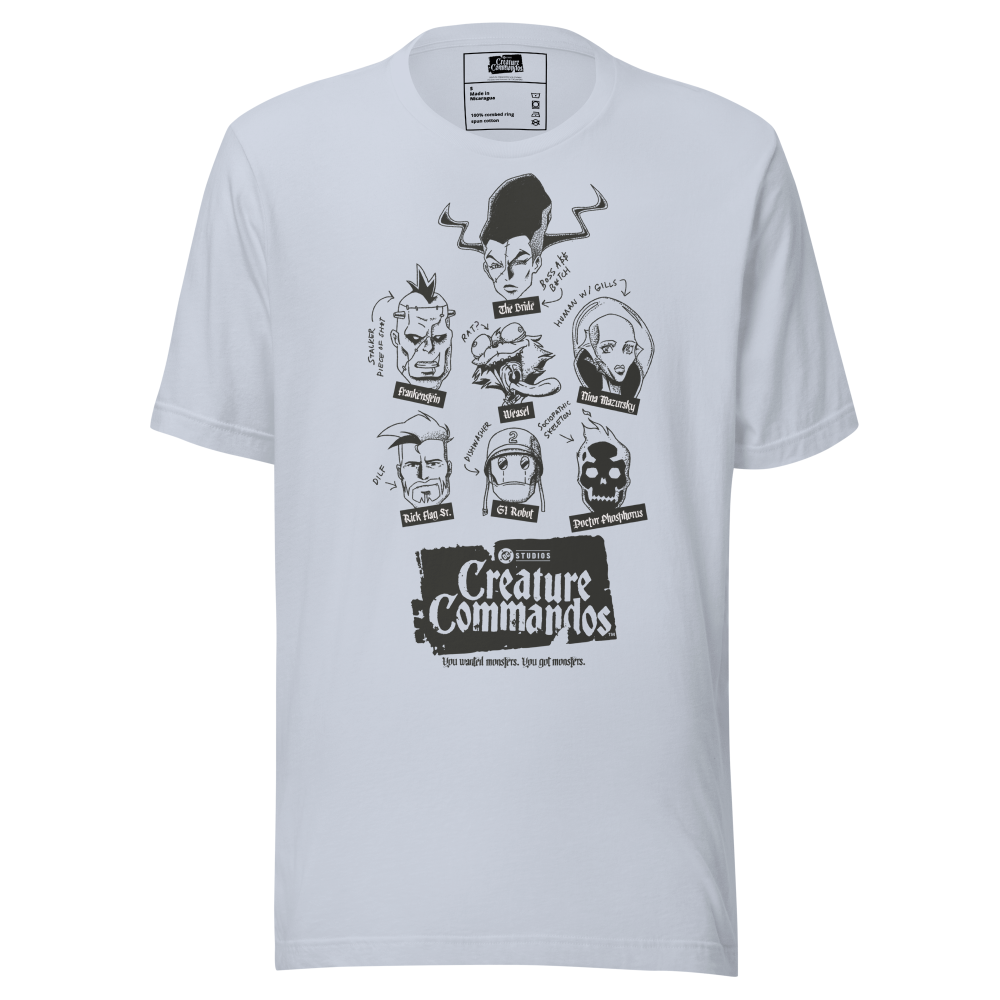 CREATURE COMMANDOS Inside Dope T-shirt