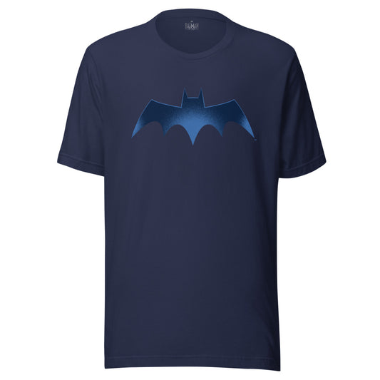 Batman: caped crusader batman logo t-shirt - navy