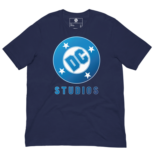 Dc studios blue logo t-shirt - navy