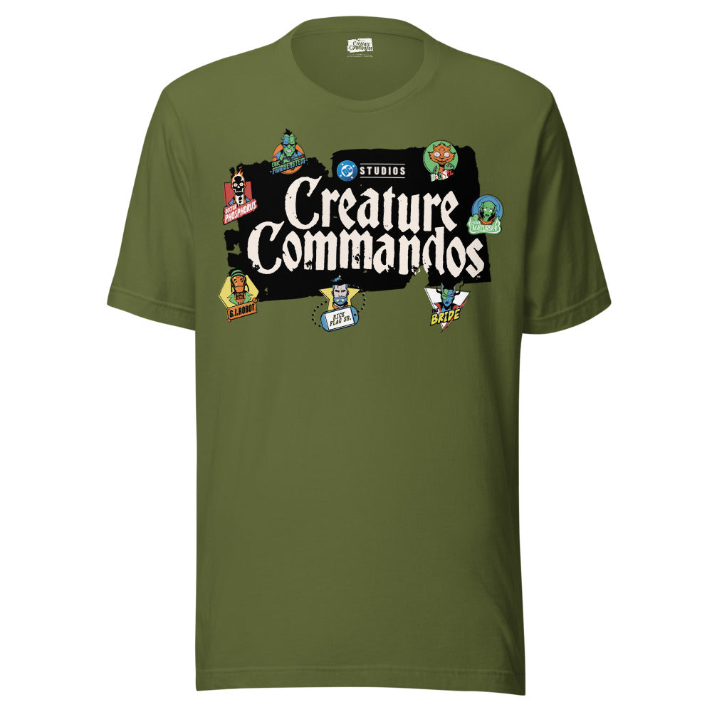 CREATURE COMMANDOS Roll Call T-shirt