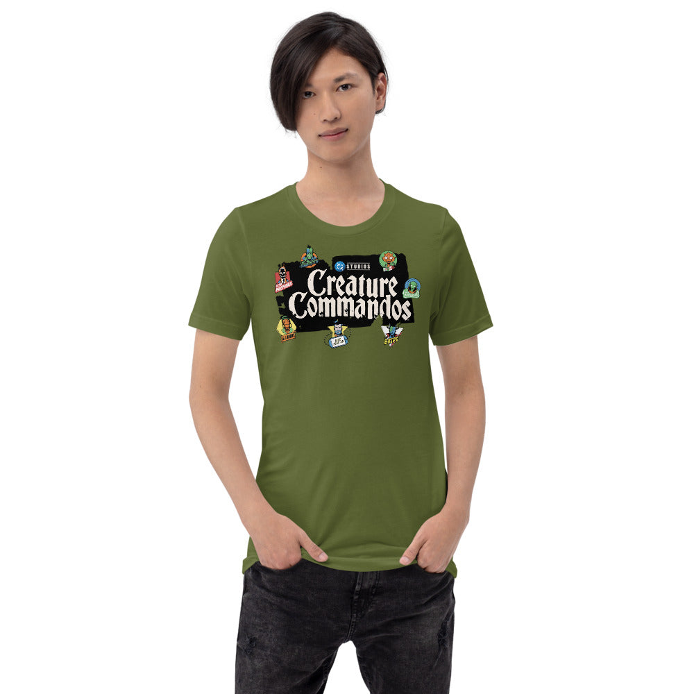 CREATURE COMMANDOS Roll Call T-shirt