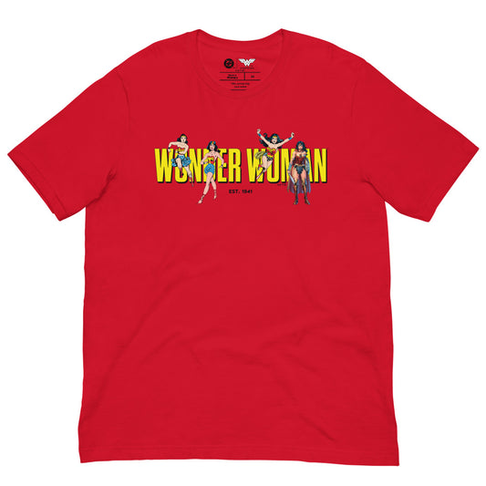WONDER WOMAN Est. 1941 T-Shirt Red