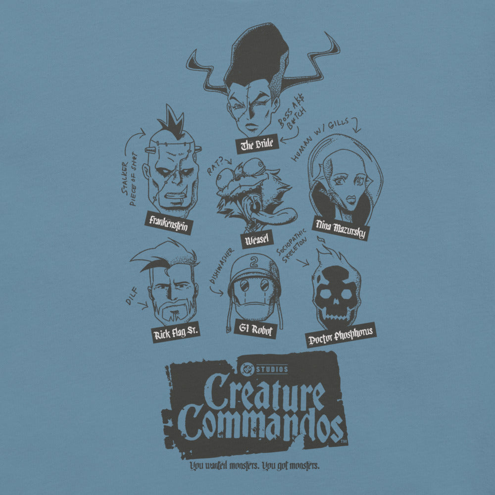 CREATURE COMMANDOS Inside Dope T-shirt