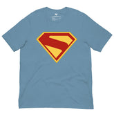 Superman 2025 t-shirt - s-shield - steel blue