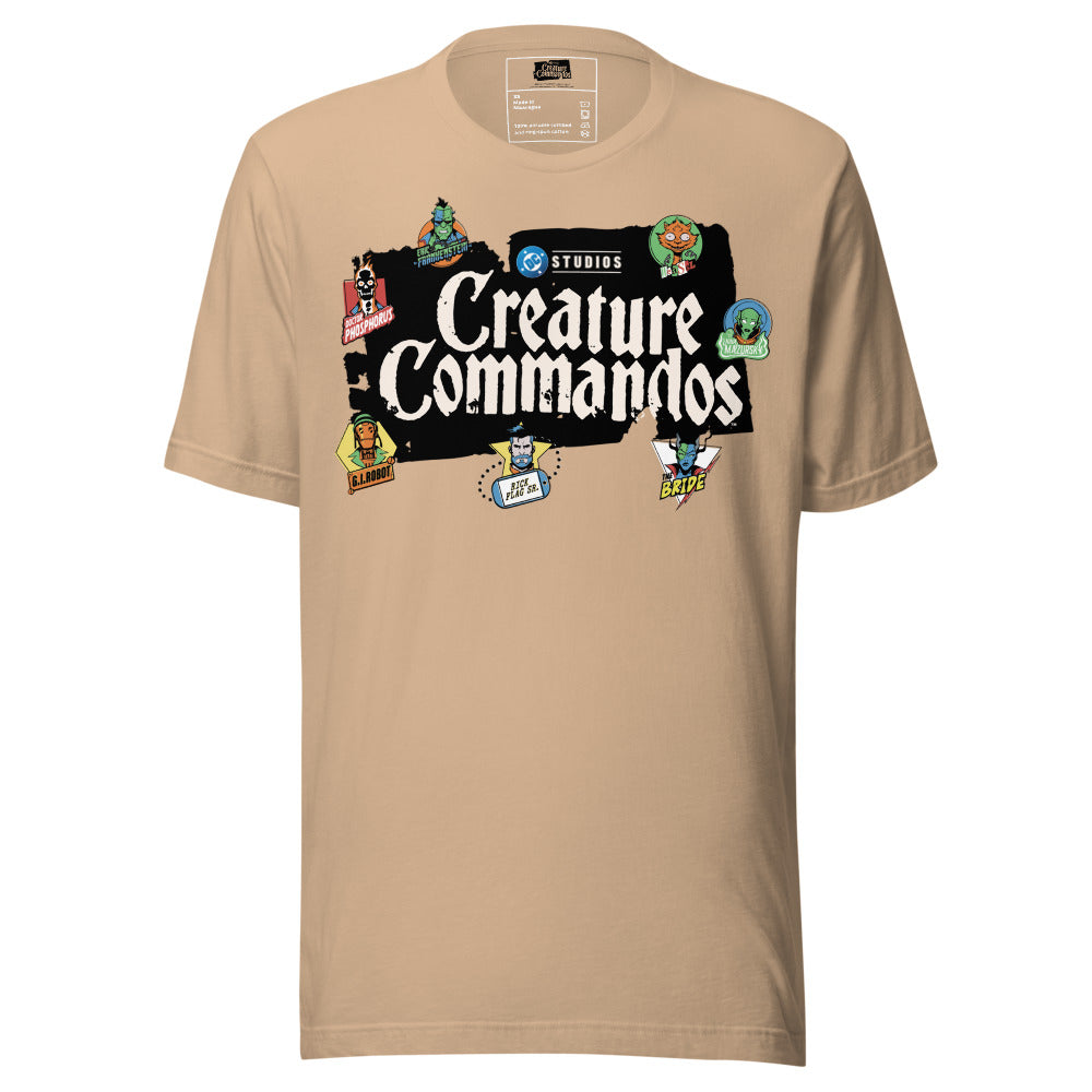 CREATURE COMMANDOS Roll Call T-shirt