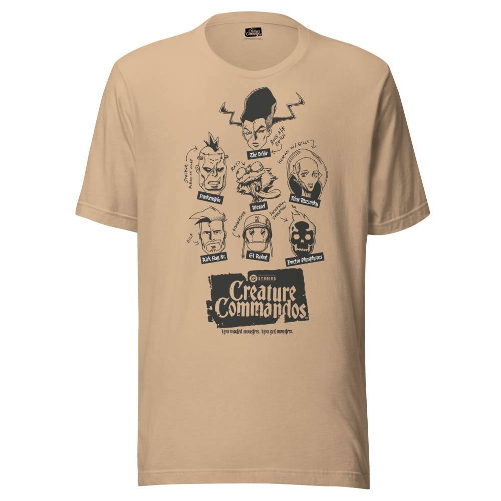 CREATURE COMMANDOS Inside Dope T-shirt