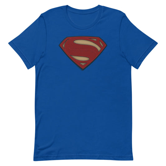 Batman v superman: dawn of justice superman logo t-shirt - true royal