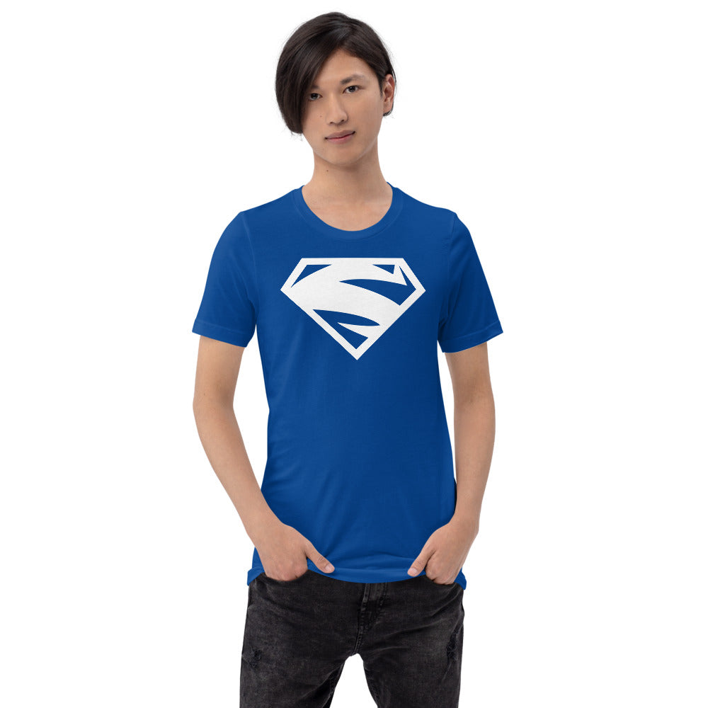 SUPERMAN Blue/Red Logo T-shirt