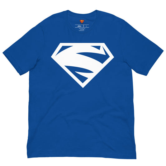 Superman blue/red logo t-shirt - true royal