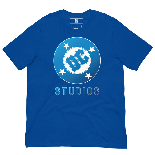 Dc studios logo t-shirt - true royal