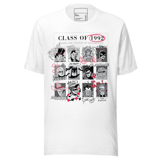 Batman: the animated series class of 1992 t-shirt - white