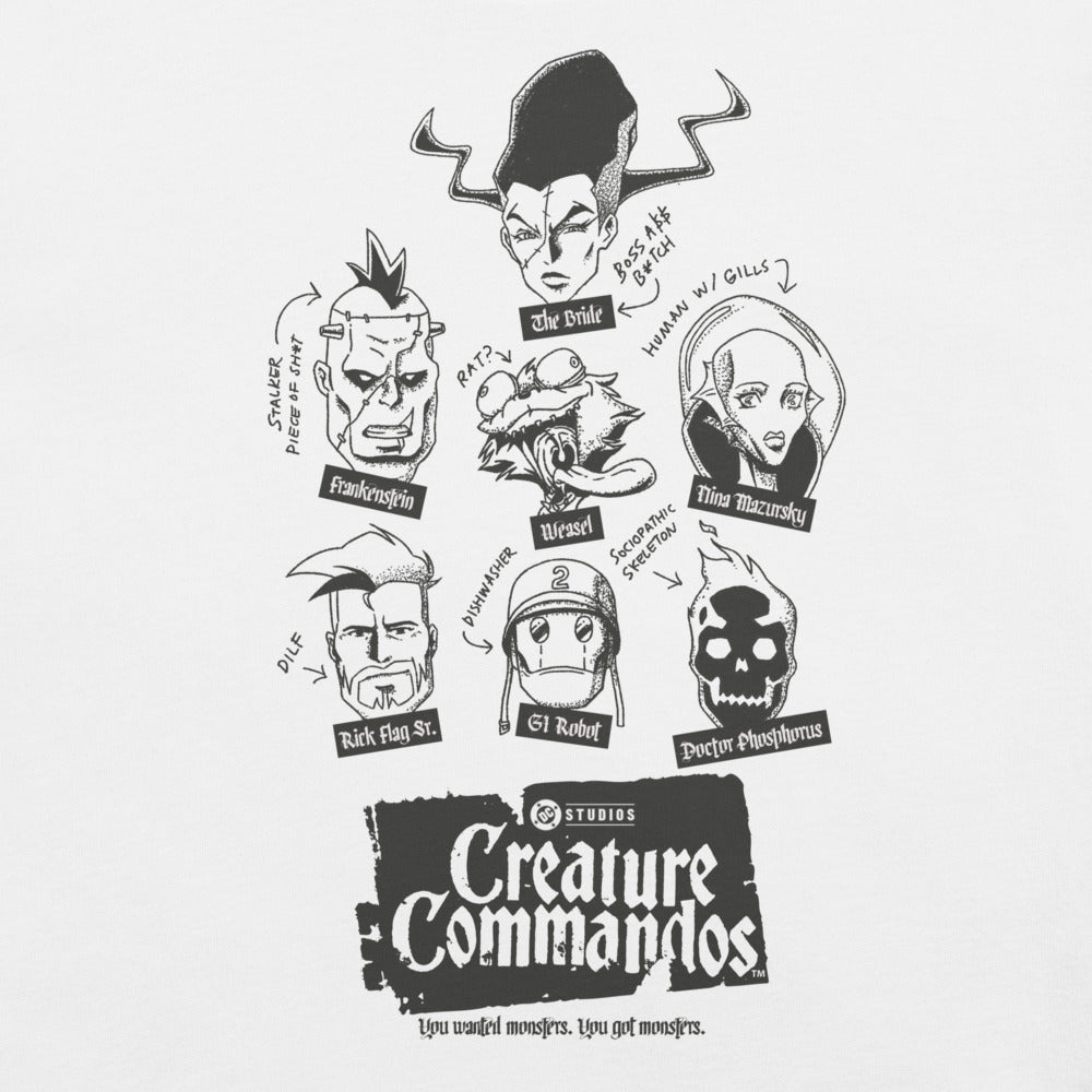 CREATURE COMMANDOS Inside Dope T-shirt