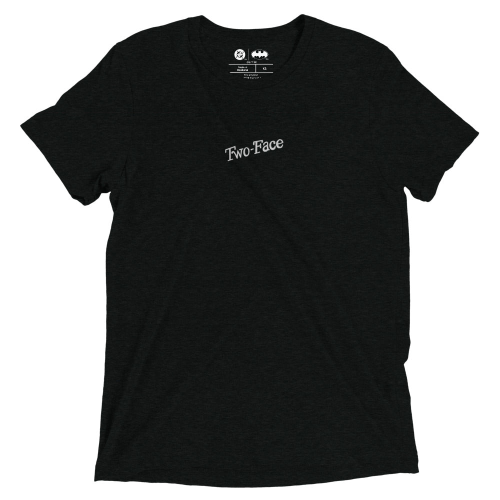TWO-FACE Embroidered Tri-Blend T-Shirt 