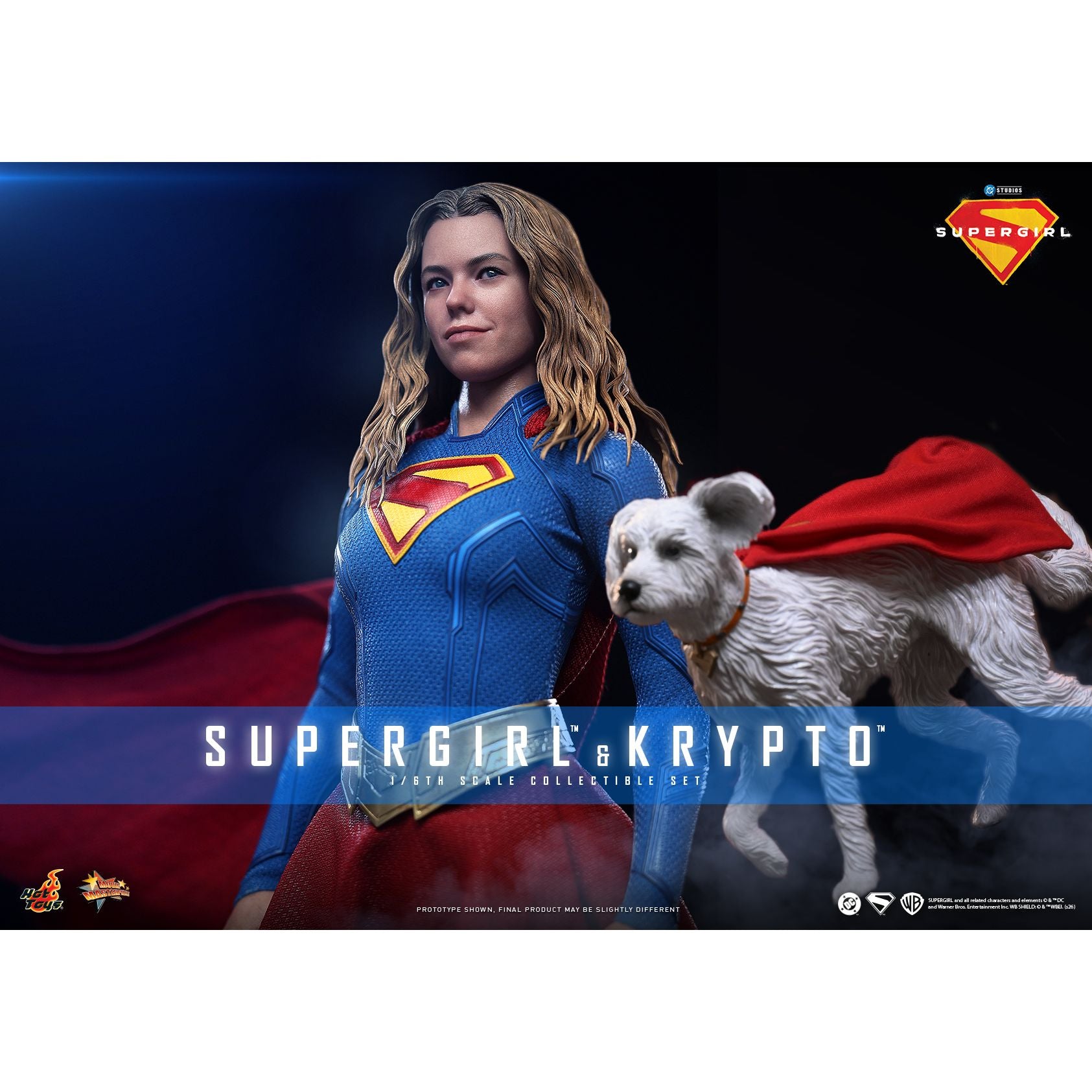 SUPERGIRL (2026 Movie) Supergirl & Krypto Sixth Scale Figure Set