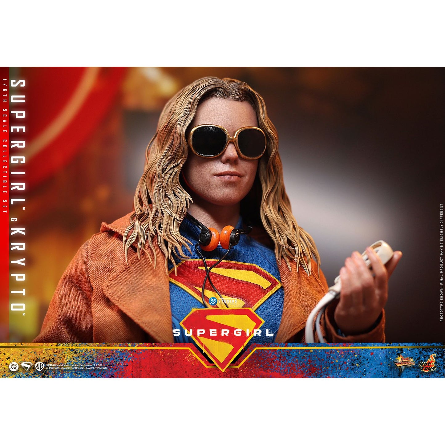 SUPERGIRL (2026 Movie) Supergirl & Krypto Sixth Scale Figure Set by Hot Toys-2