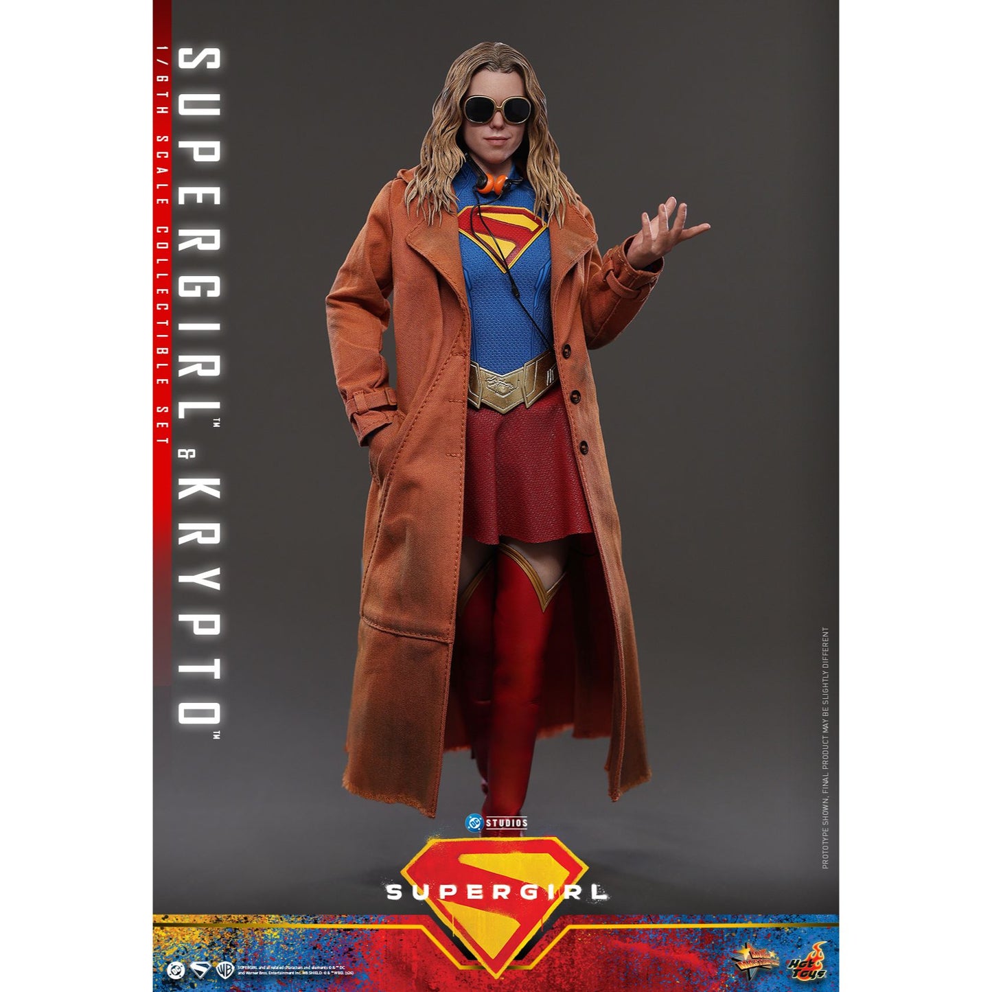 SUPERGIRL (2026 Movie) Supergirl & Krypto Sixth Scale Figure Set by Hot Toys-13