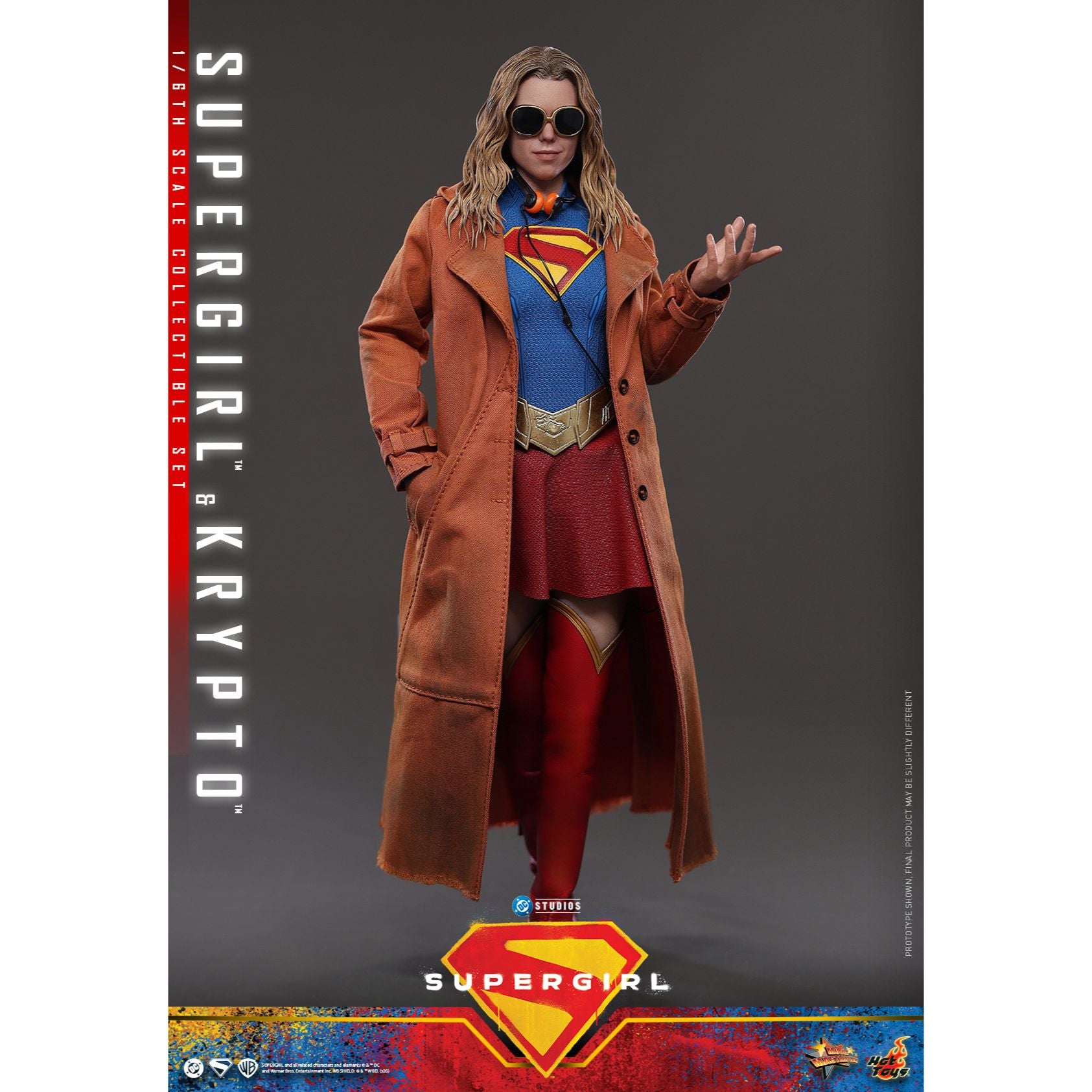 SUPERGIRL (2026 Movie) Supergirl & Krypto Sixth Scale Figure Set by Hot Toys-13