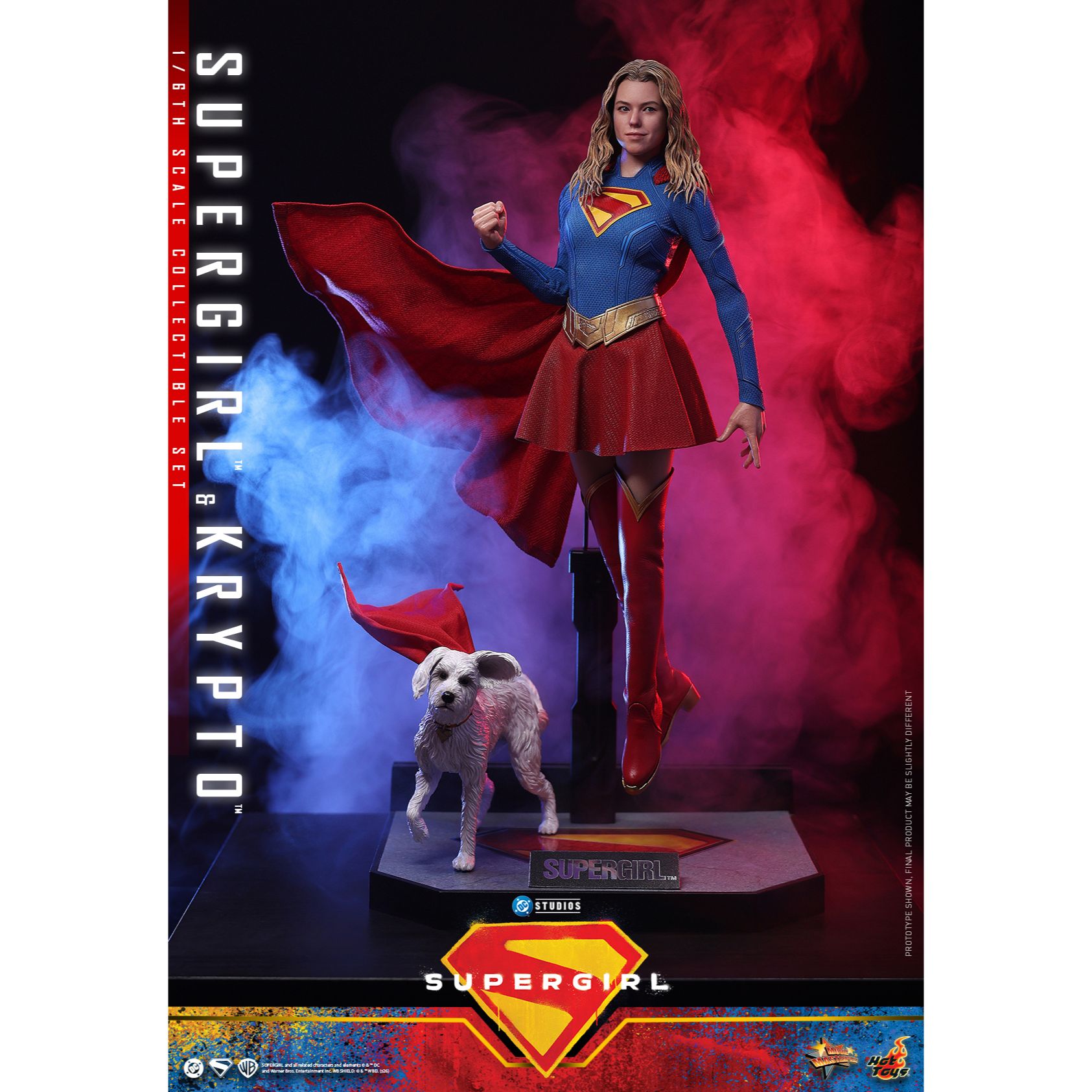 SUPERGIRL (2026 Movie) Supergirl & Krypto Sixth Scale Figure Set by Hot Toys-18
