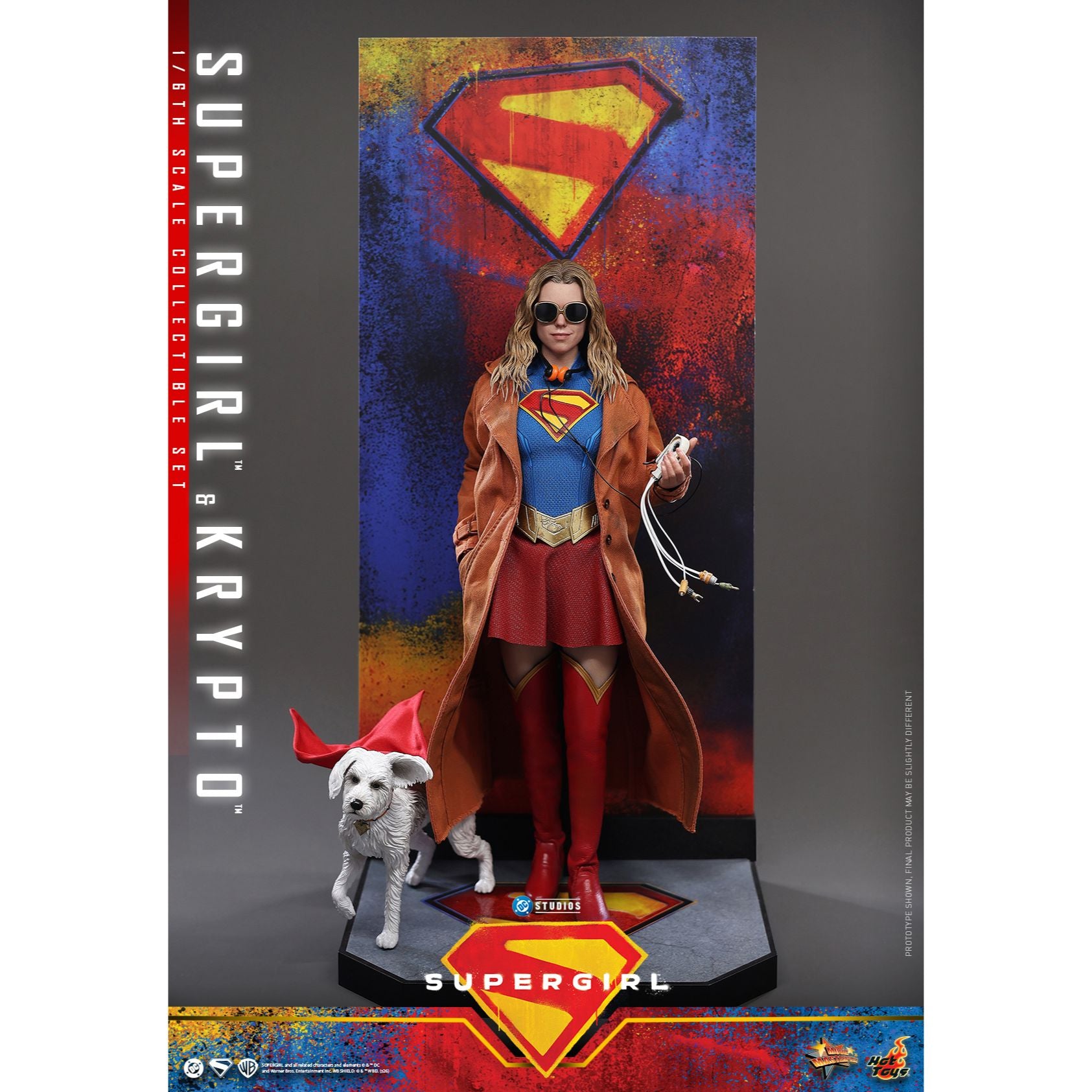 SUPERGIRL (2026 Movie) Supergirl & Krypto Sixth Scale Figure Set by Hot Toys-19