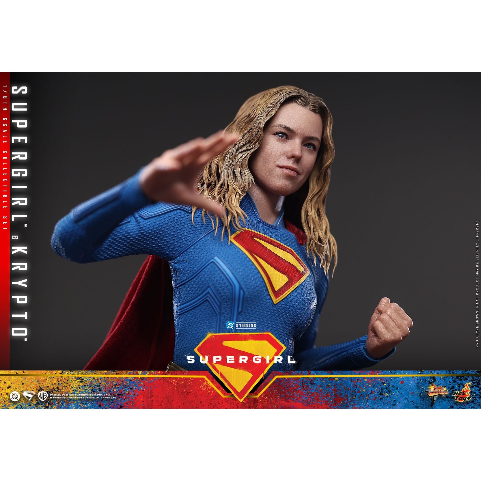 SUPERGIRL (2026 Movie) Supergirl & Krypto Sixth Scale Figure Set by Hot Toys-3