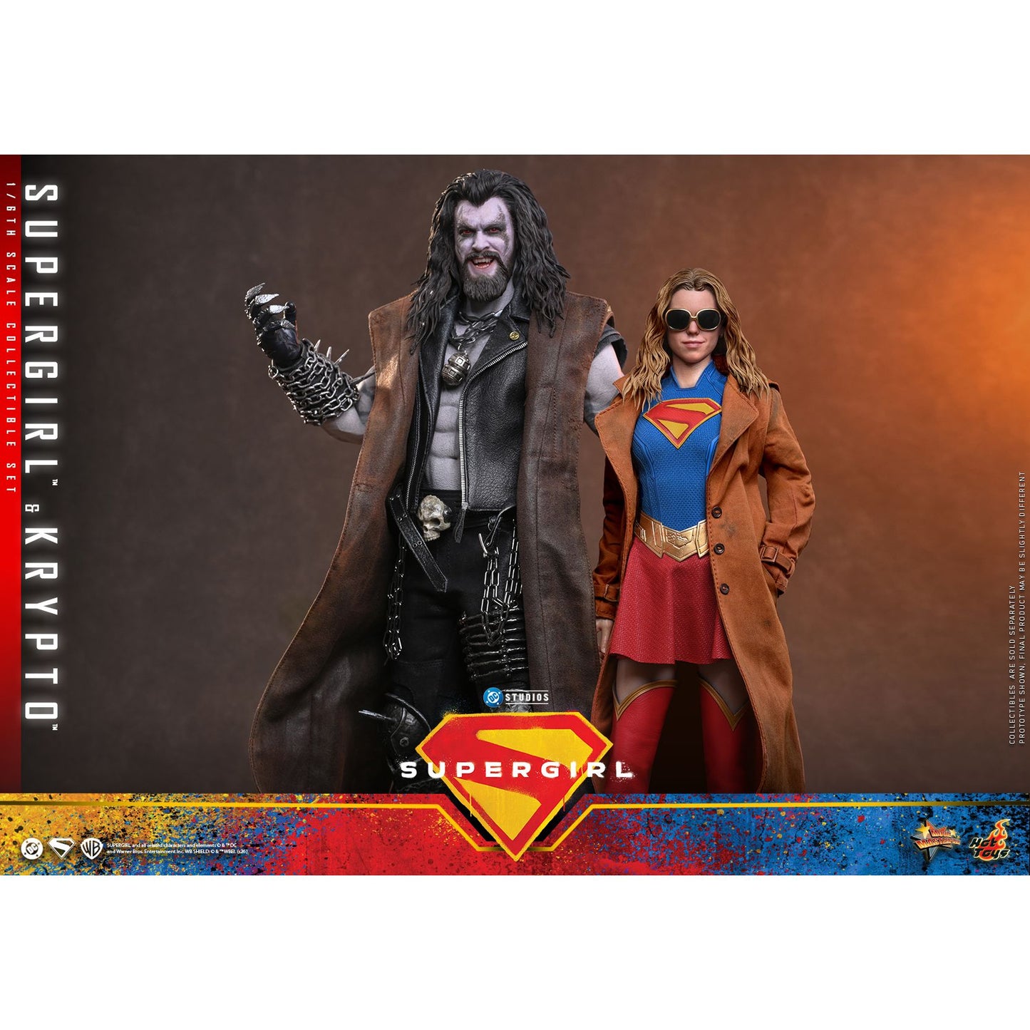 SUPERGIRL (2026 Movie) Supergirl & Krypto Sixth Scale Figure Set by Hot Toys-4