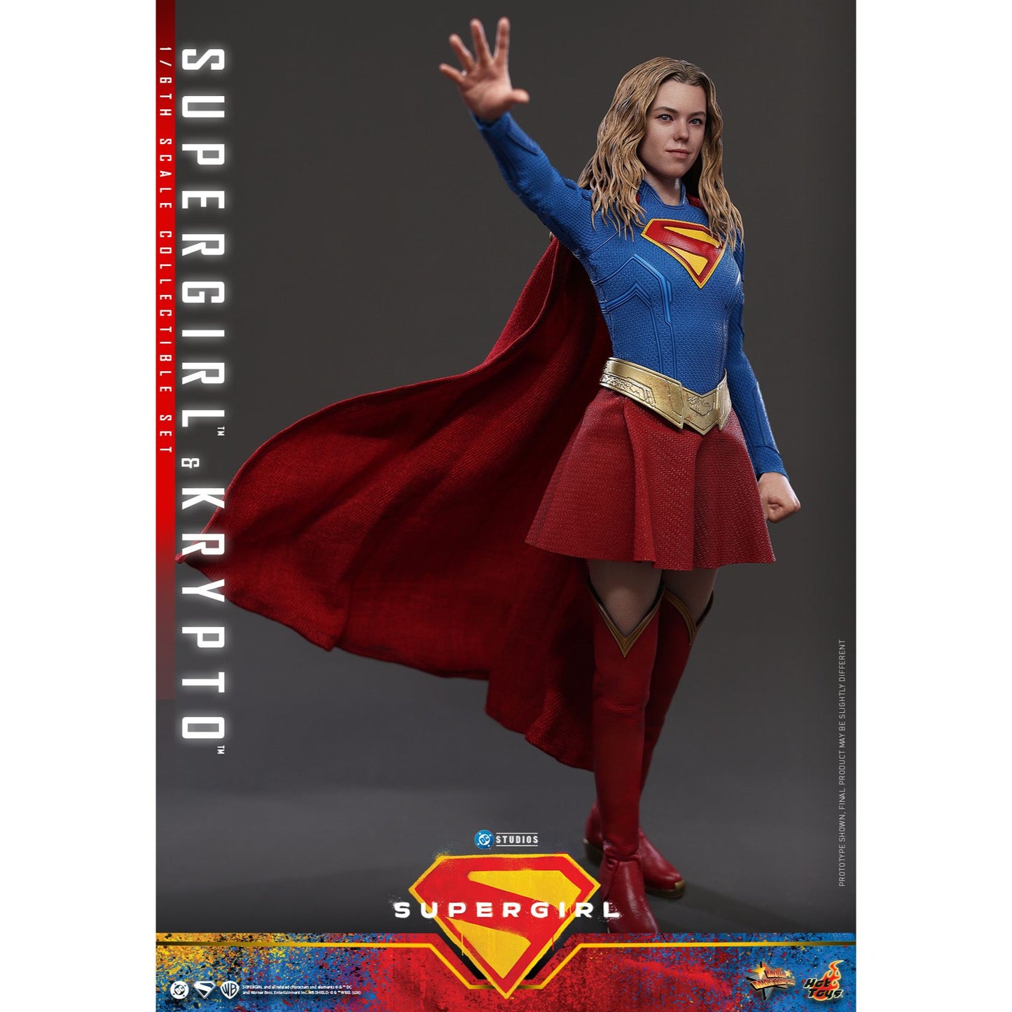 SUPERGIRL (2026 Movie) Supergirl & Krypto Sixth Scale Figure Set by Hot Toys-6