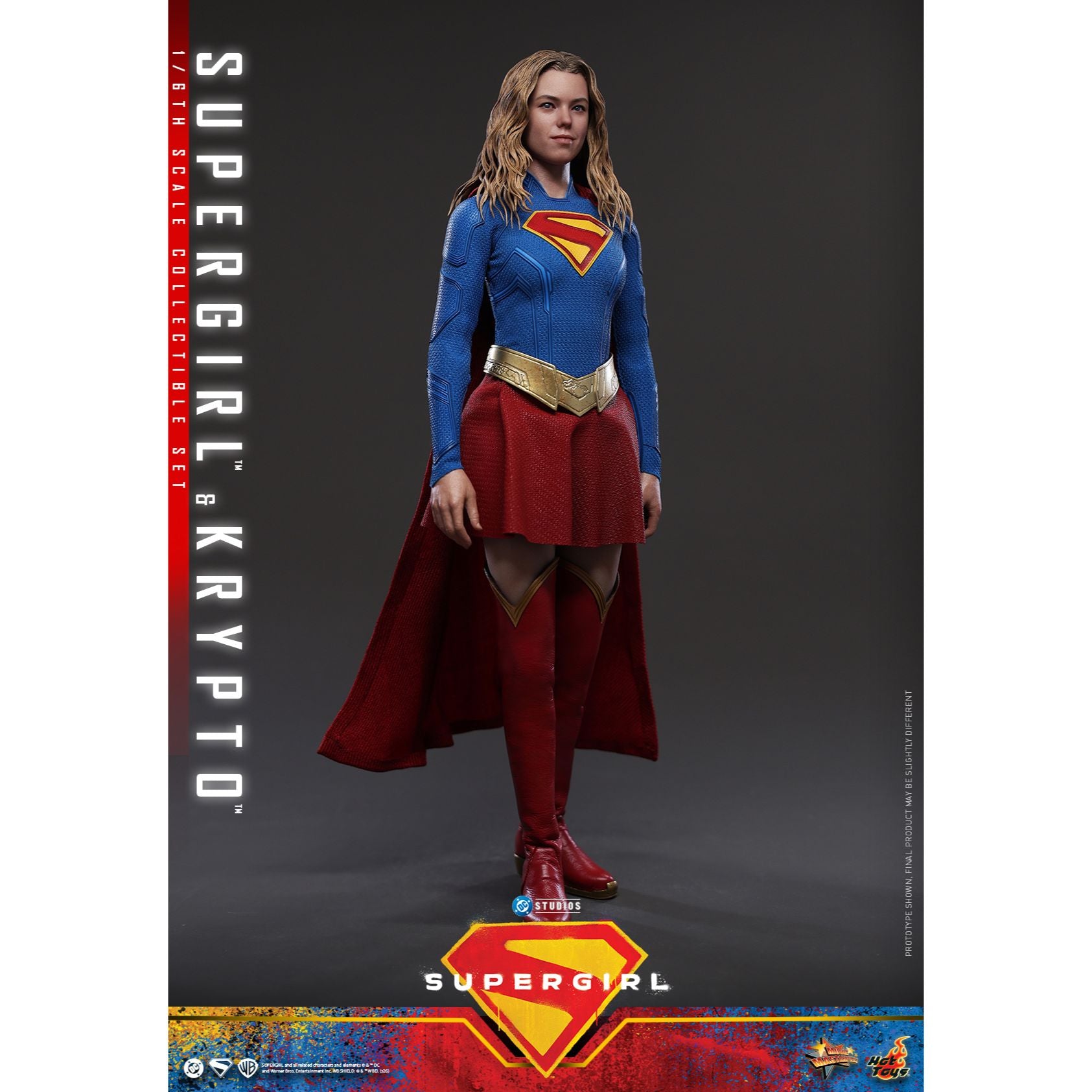 SUPERGIRL (2026 Movie) Supergirl & Krypto Sixth Scale Figure Set by Hot Toys-8