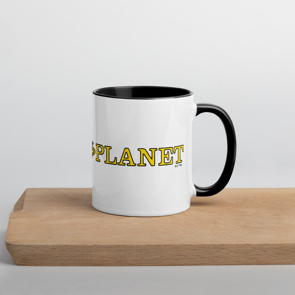 SUPERMAN Daily Planet Logo Two-tone Mug