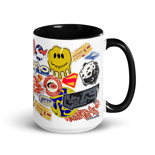 Supergirl (2026 movie) mug sticker bomb - black