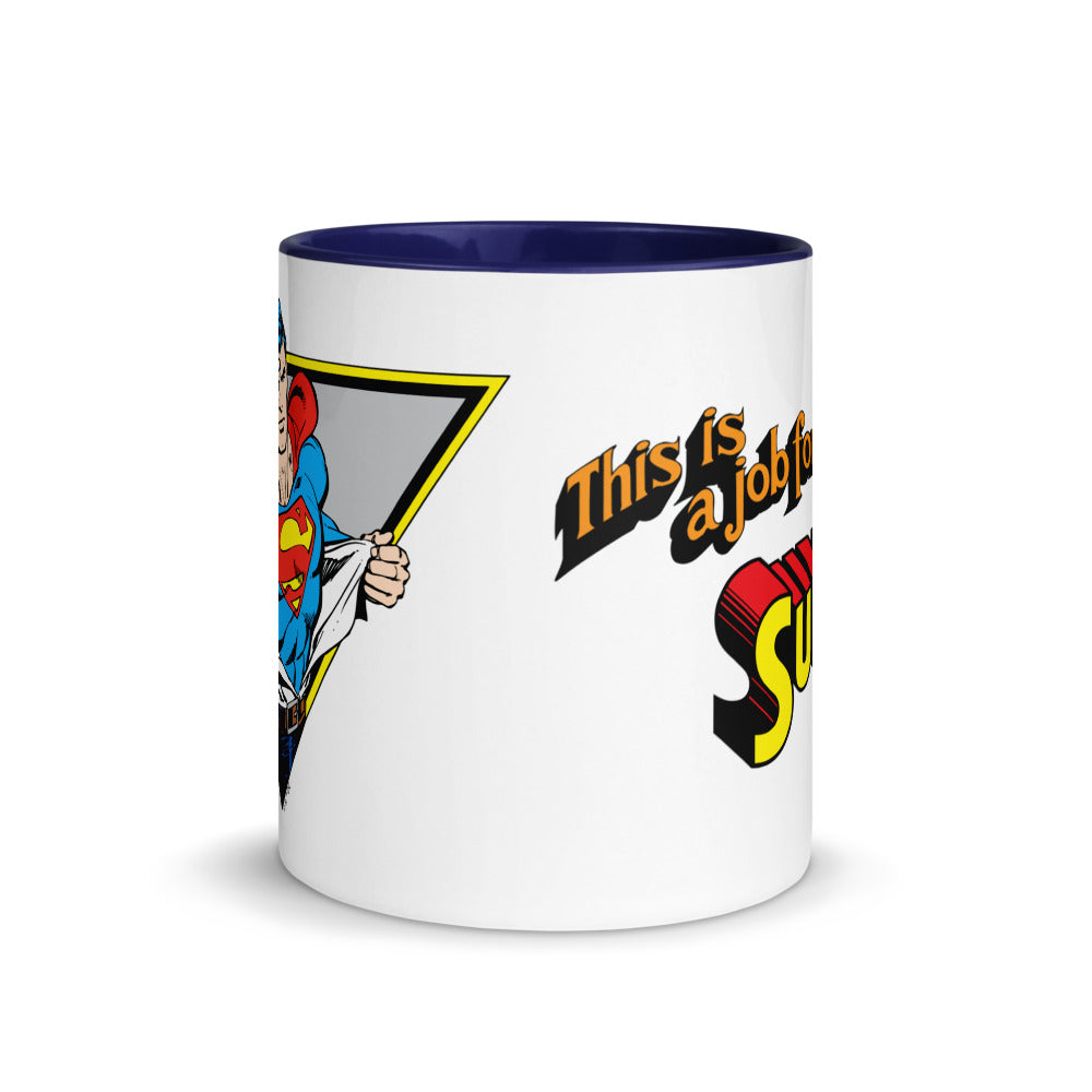 SUPERMAN This is a Job for… Two-tone Mug