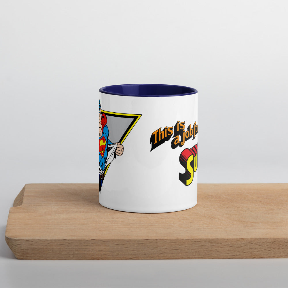 SUPERMAN This is a Job for… Two-tone Mug