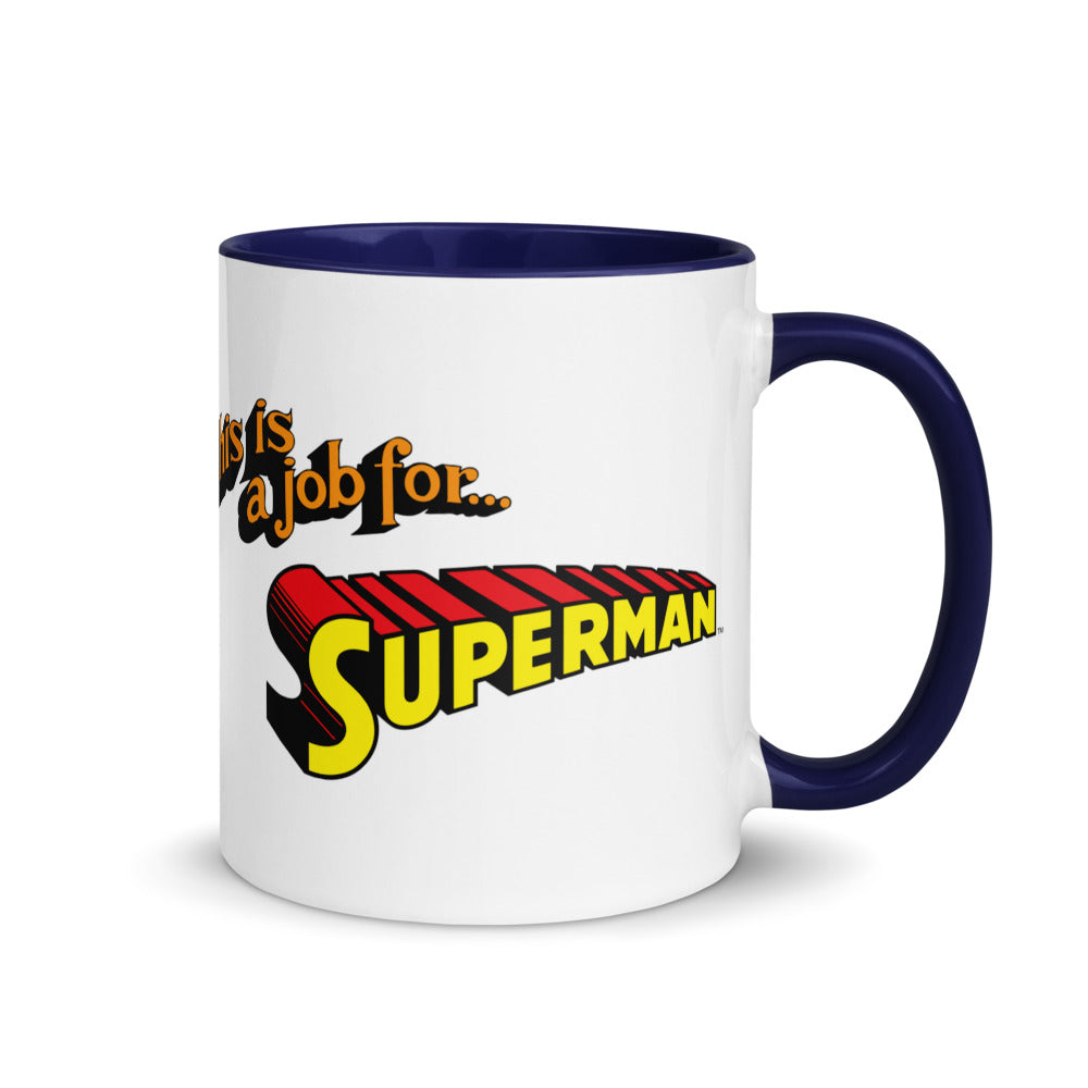 SUPERMAN This is a Job for… Two-tone Mug