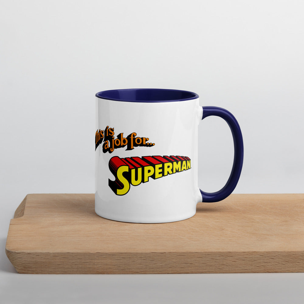 SUPERMAN This is a Job for… Two-tone Mug