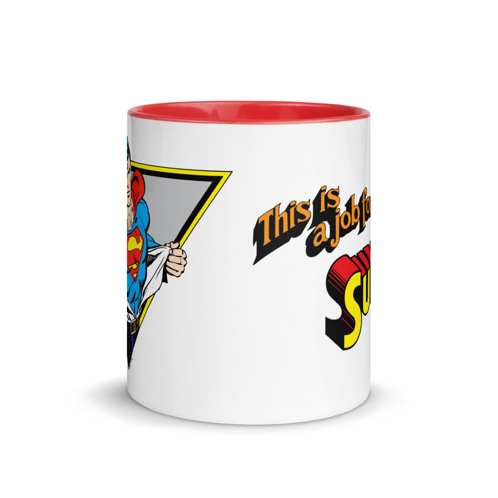 SUPERMAN This is a Job for… Two-tone Mug