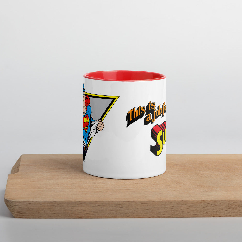 SUPERMAN This is a Job for… Two-tone Mug