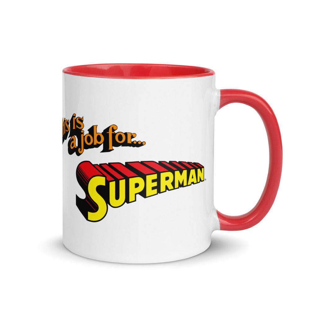 SUPERMAN This is a Job for… Two-tone Mug