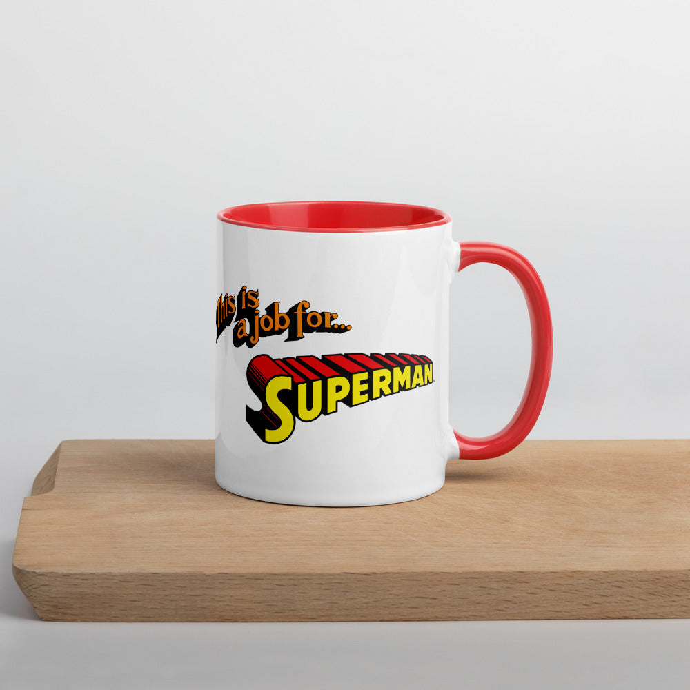 SUPERMAN This is a Job for… Two-tone Mug