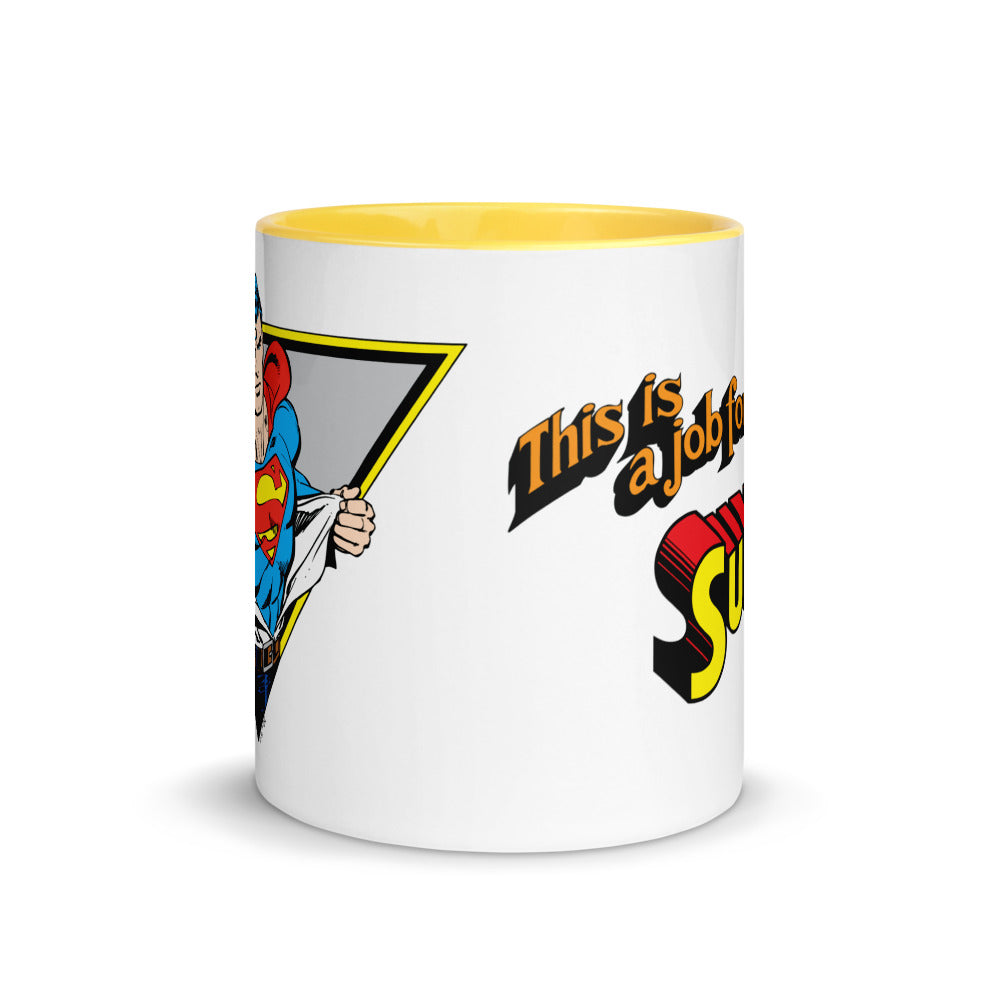 SUPERMAN This is a Job for… Two-tone Mug