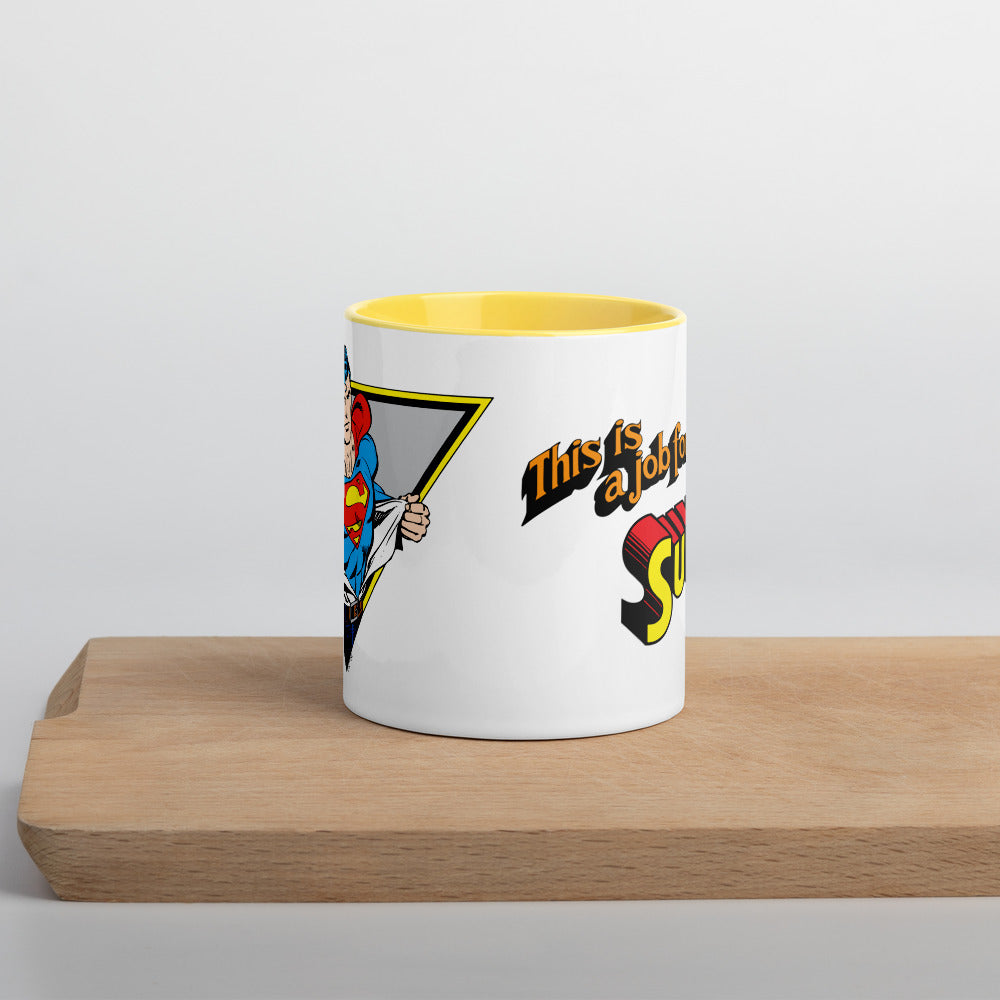 SUPERMAN This is a Job for… Two-tone Mug