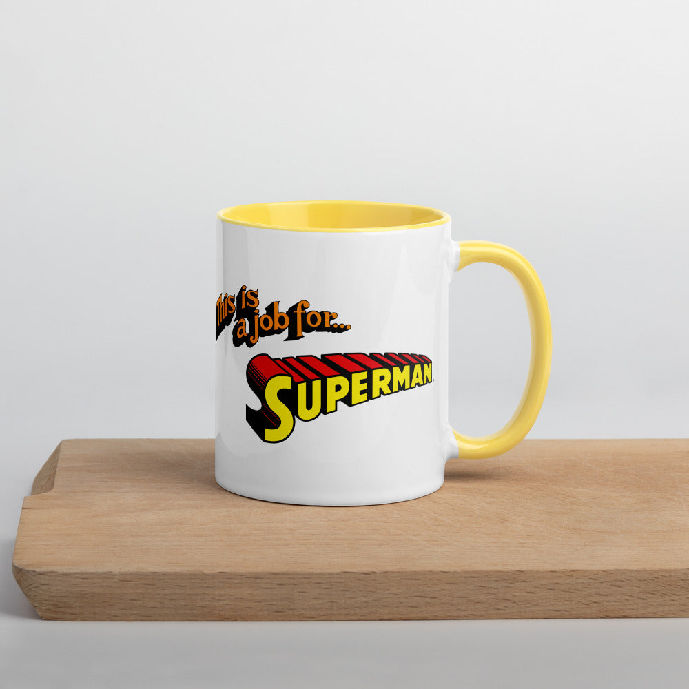 SUPERMAN This is a Job for… Two-tone Mug