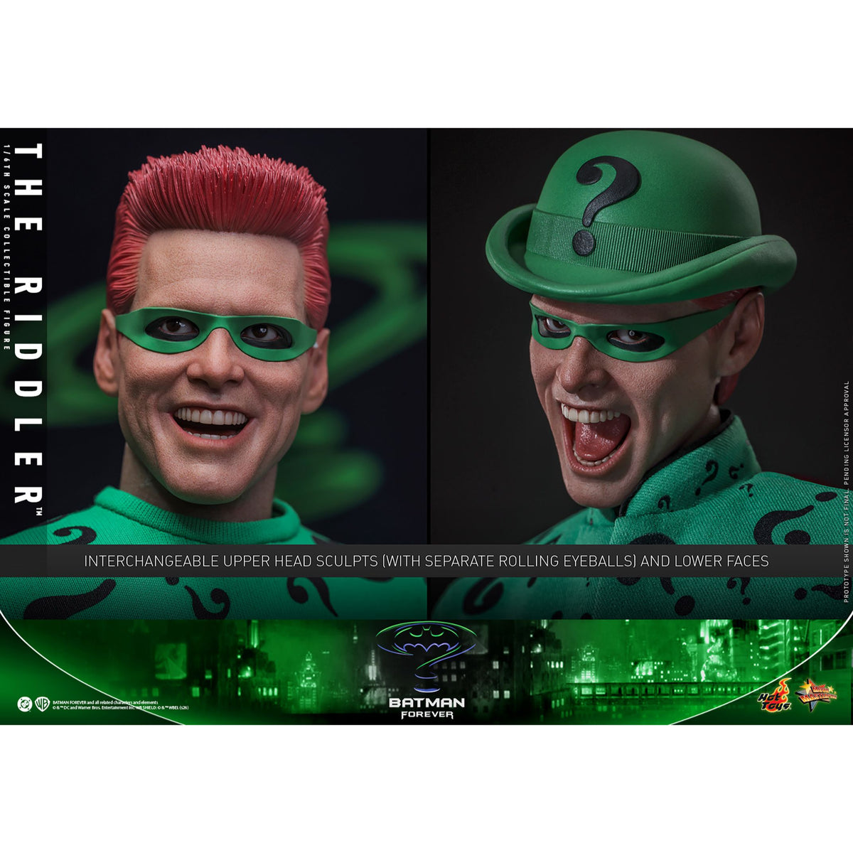 BATMAN FOREVER The Riddler Sixth Scale Figure-11