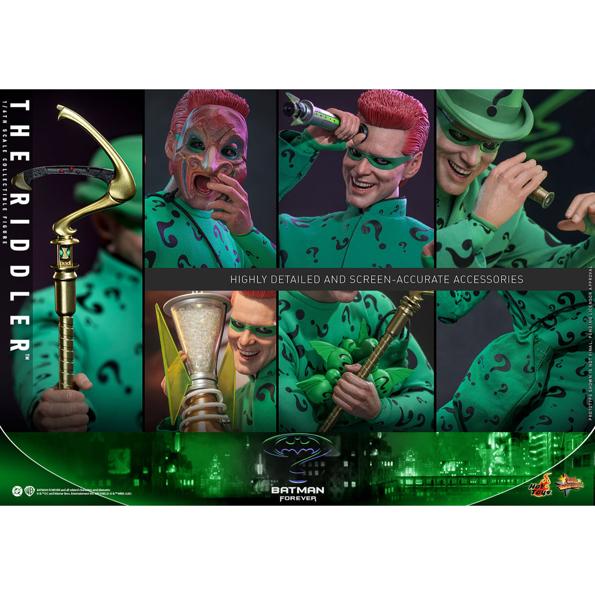 BATMAN FOREVER The Riddler Sixth Scale Figure-14
