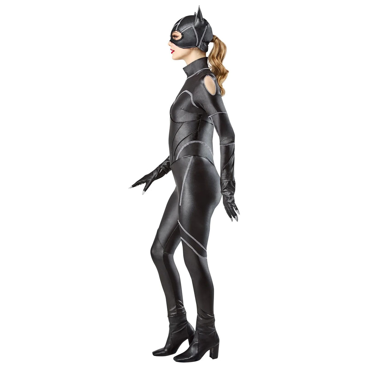 Batman 1990 Catwoman Women's Costume with Mask-4
