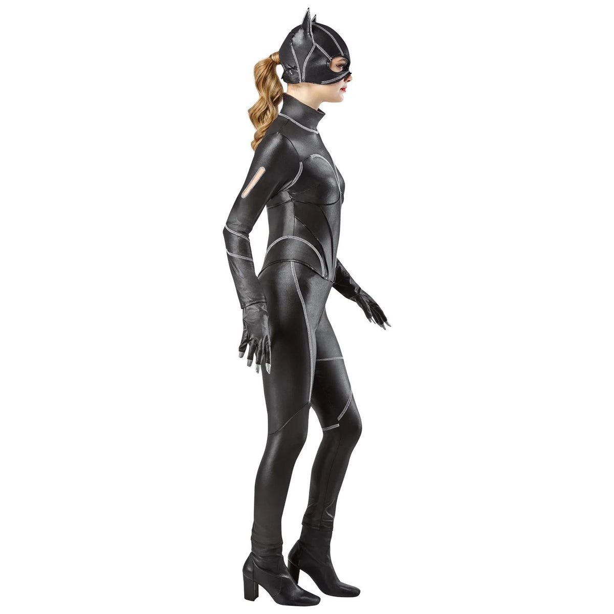 Batman 1990 Catwoman Women's Costume with Mask-3