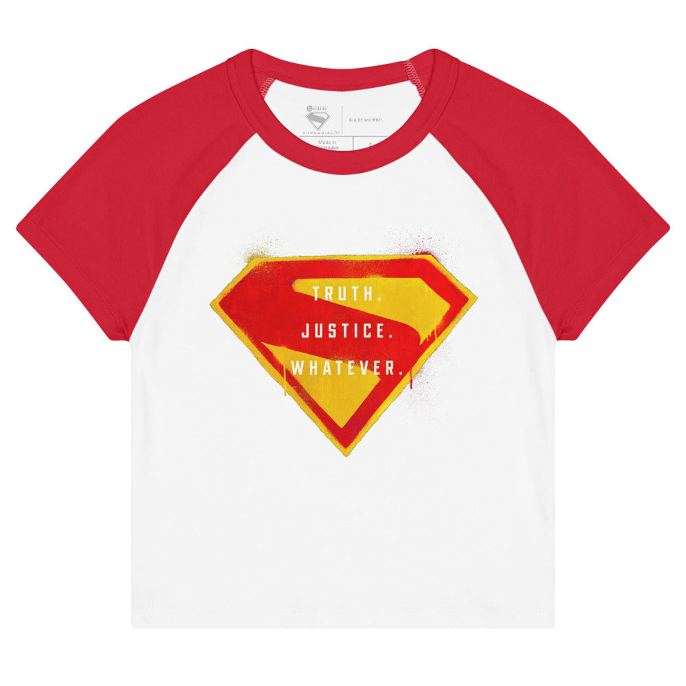 SUPERGIRL (2026 Movie) Logo T-Shirt White/red